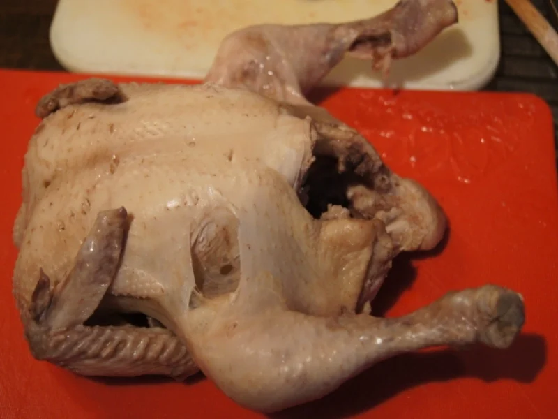 Hähnchensuppe mit Gemüse und Eierblumeneinlage - Rezept - Bild Nr. 1037