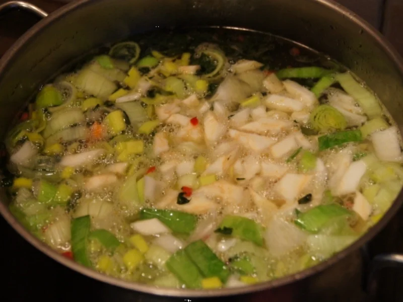 Hähnchensuppe mit Gemüse und Eierblumeneinlage - Rezept - Bild Nr. 1039