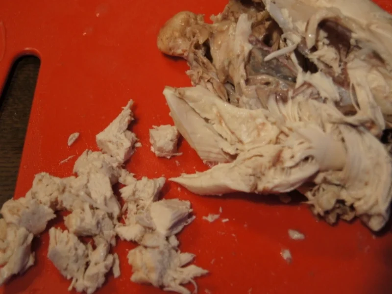 Hähnchensuppe mit Gemüse und Eierblumeneinlage - Rezept - Bild Nr. 1040