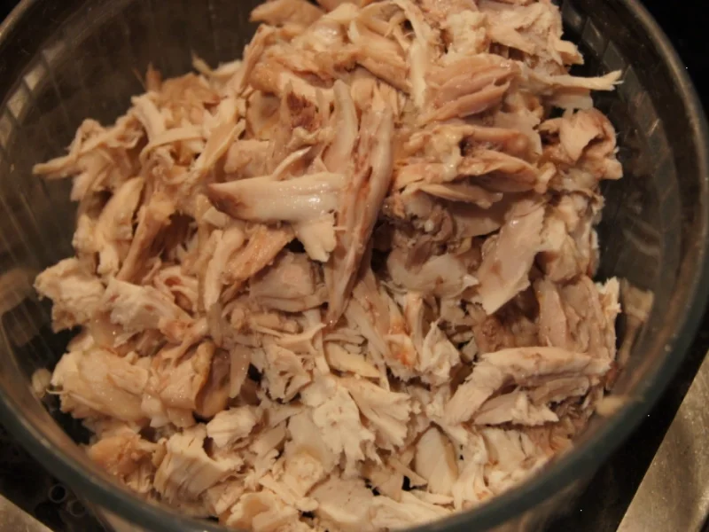 Hähnchensuppe mit Gemüse und Eierblumeneinlage - Rezept - Bild Nr. 1041