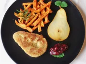 Zweierlei Birne ... paniert und karamellisiert ... - Rezept - Bild Nr. 1024