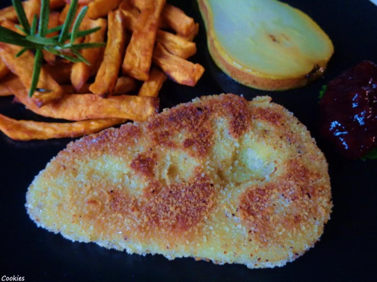 Zweierlei Birne ... paniert und karamellisiert ... - Rezept - kochbar.de