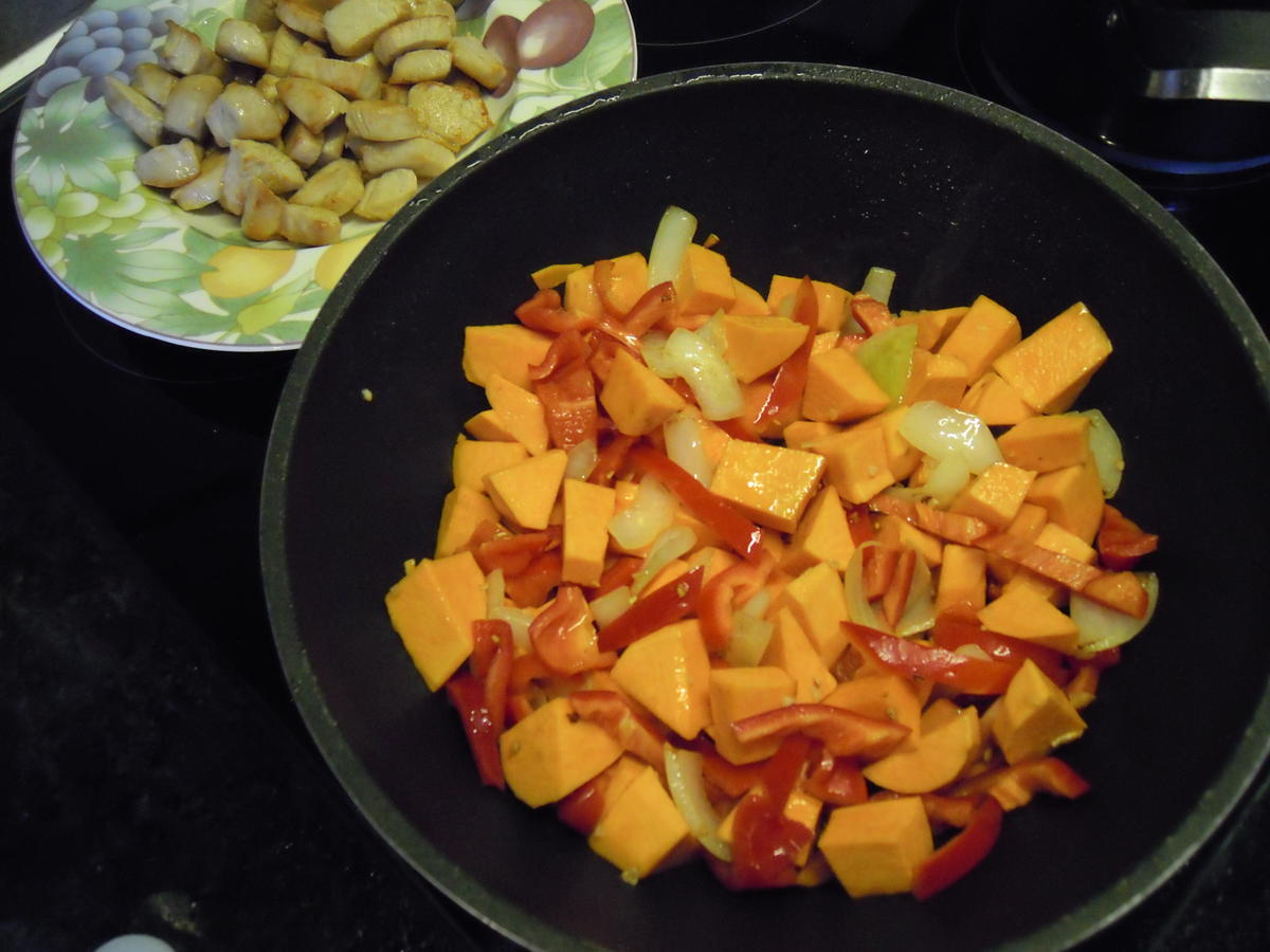 Puten Kokos Curry mit Süßkartoffeln - Rezept - Bild Nr. 1055