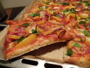 Salamipizza mit Mozzarella - Rezept - Bild Nr. 1033