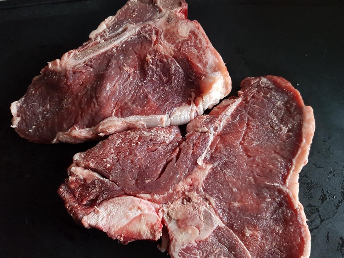 Bilder für Fleisch / Rind = Tbone Steak aus meiner spontanen Küche à la Biggi - Rezept