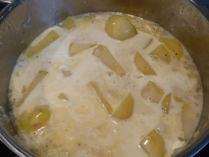 Rumpsteak mit Zwiebel-Kartoffelstampf und Balsamico-Apfel-Sauce - Rezept - Bild Nr. 1039