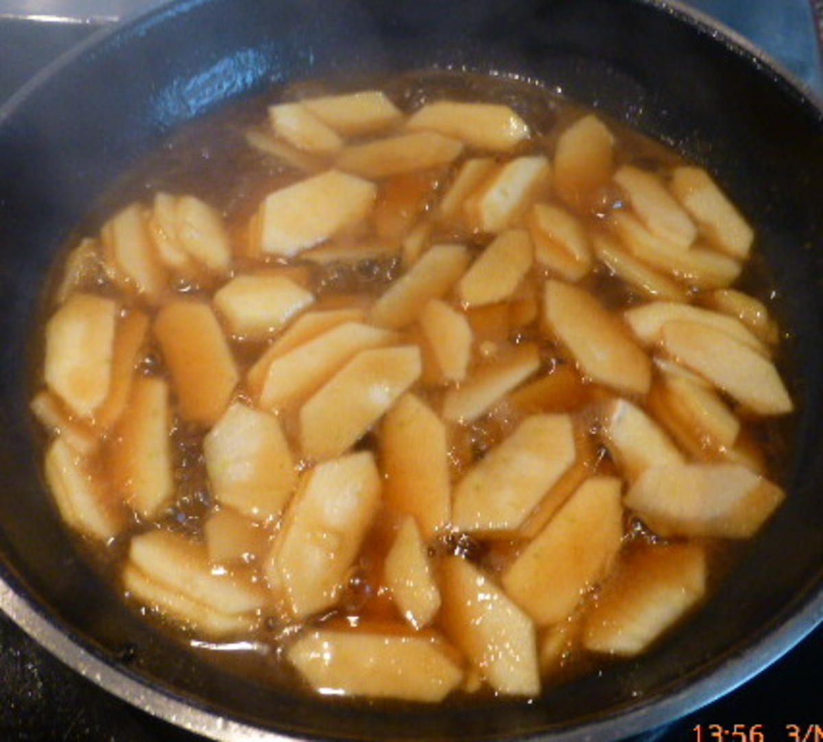 Rumpsteak mit Zwiebel-Kartoffelstampf und Balsamico-Apfel-Sauce - Rezept - Bild Nr. 1040