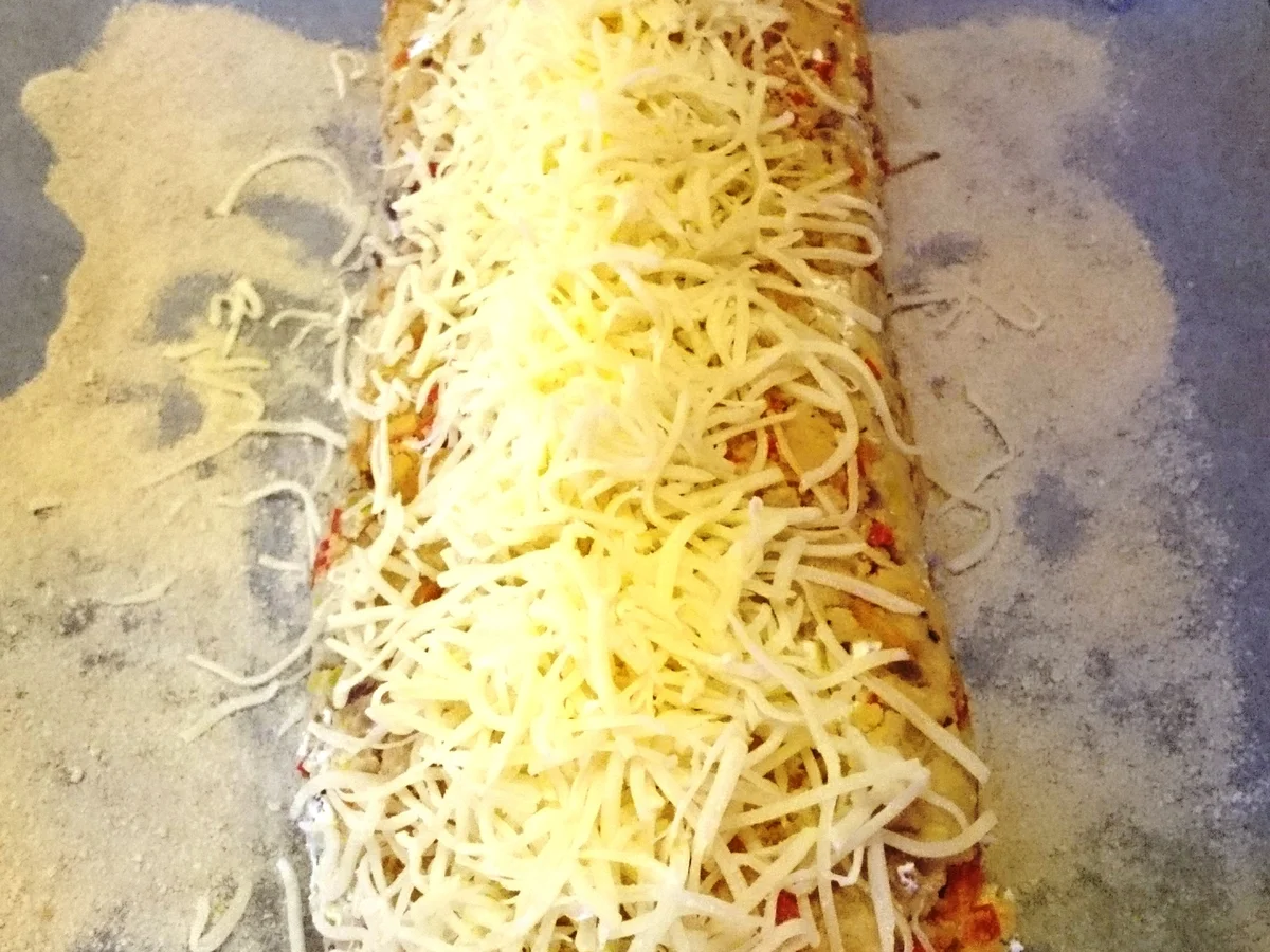 Gefüllte Kartoffelkuchen/Rolle - Rezept - Bild Nr. 1046