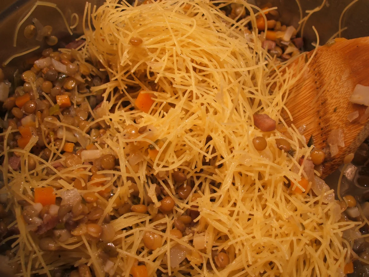 Pasta: Capelli d´ Angeli con Lenticchie - Rezept - Bild Nr. 1041