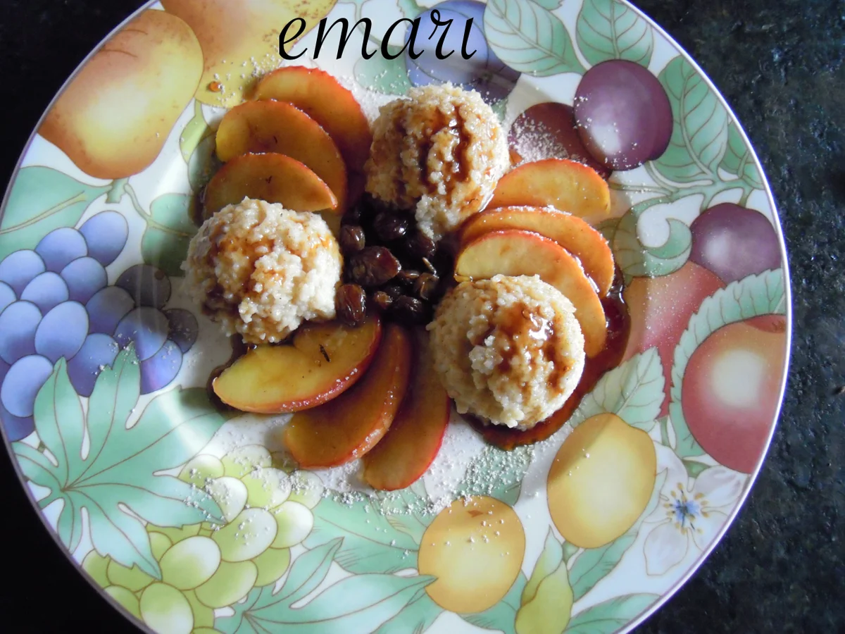 süßes CousCous mit karamelisierten Äpfeln - Rezept - Bild Nr. 1049