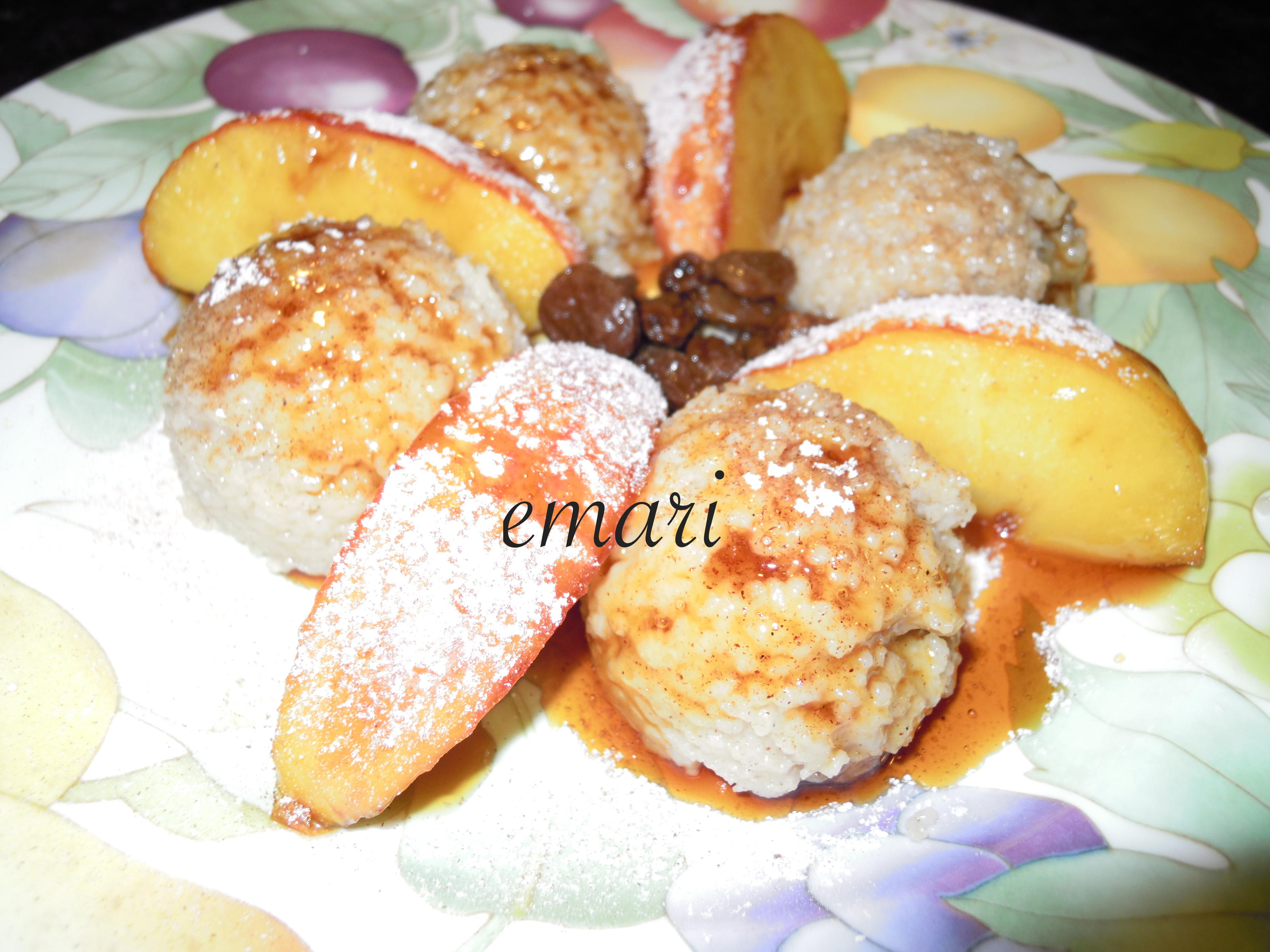 Bilder für süßes CousCous mit karamelisierten Äpfeln - Rezept