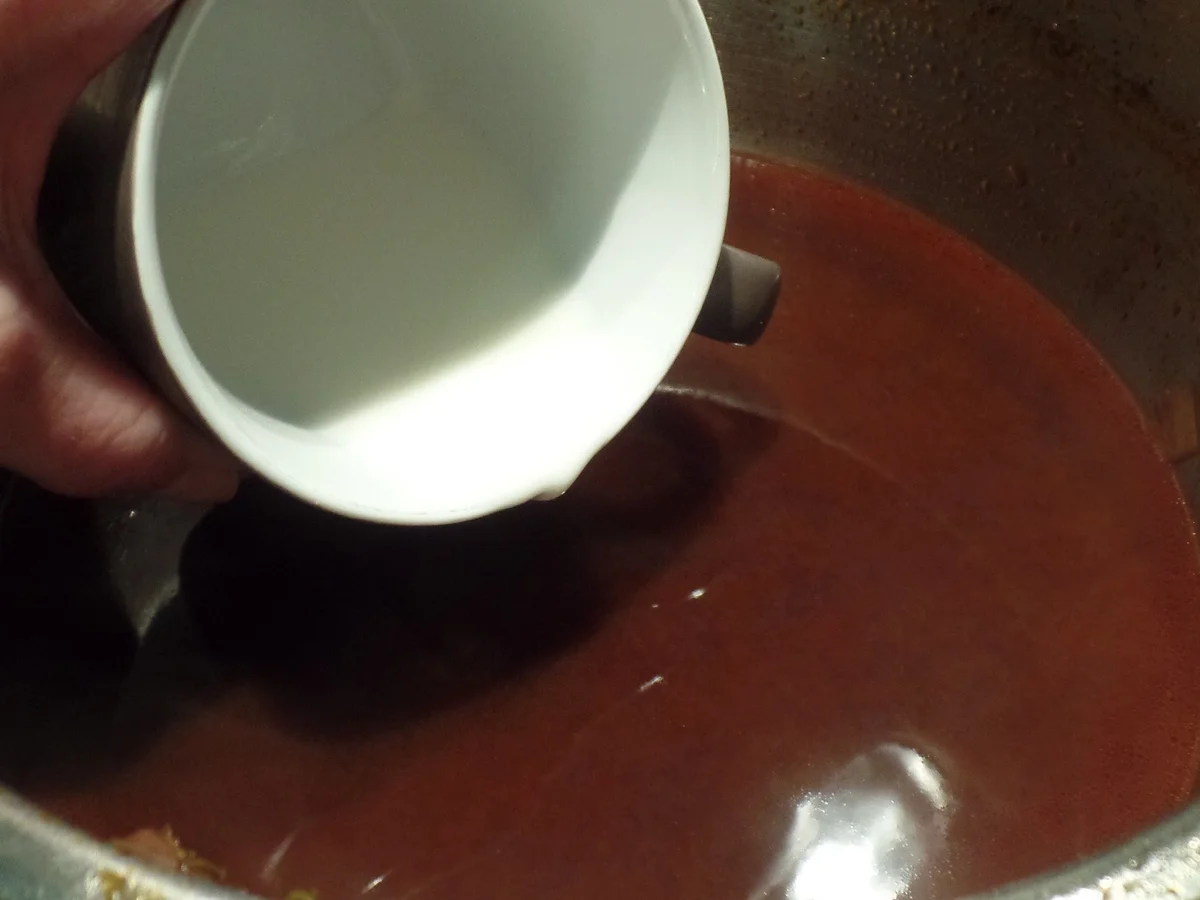 In Barolo geschmorte Rinderrolle (auch falsches Filet genannt)mit Polenta - Rezept - Bild Nr. 1072