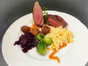 Rezept: Reh-Entrecรดte mit Preiselbeer-Wildsauce Bild Nr. 1065 Reh-Entrecรดte mit Preiselbeer-Wildsauce - Rezept - Bild Nr. 1065