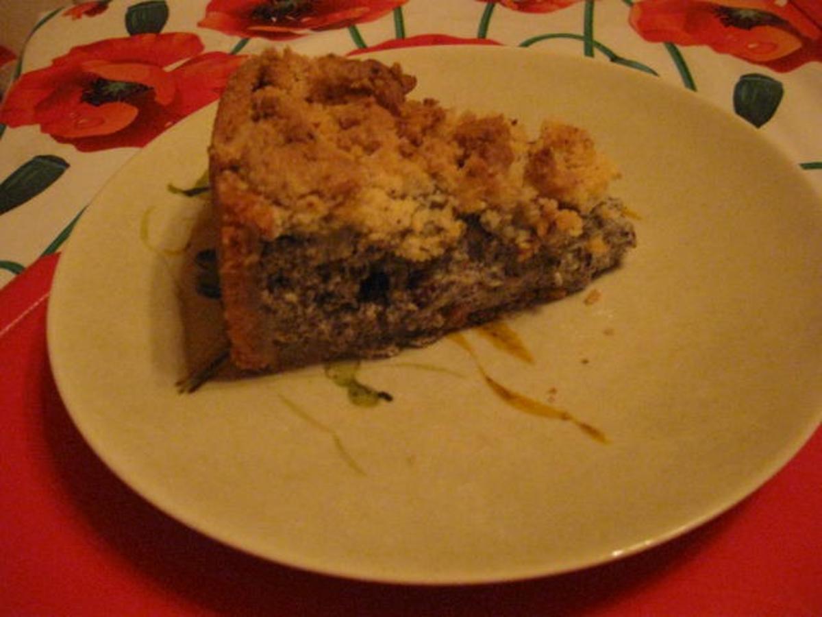 Bilder für Mohnkuchen mit Nussstreusel - Rezept