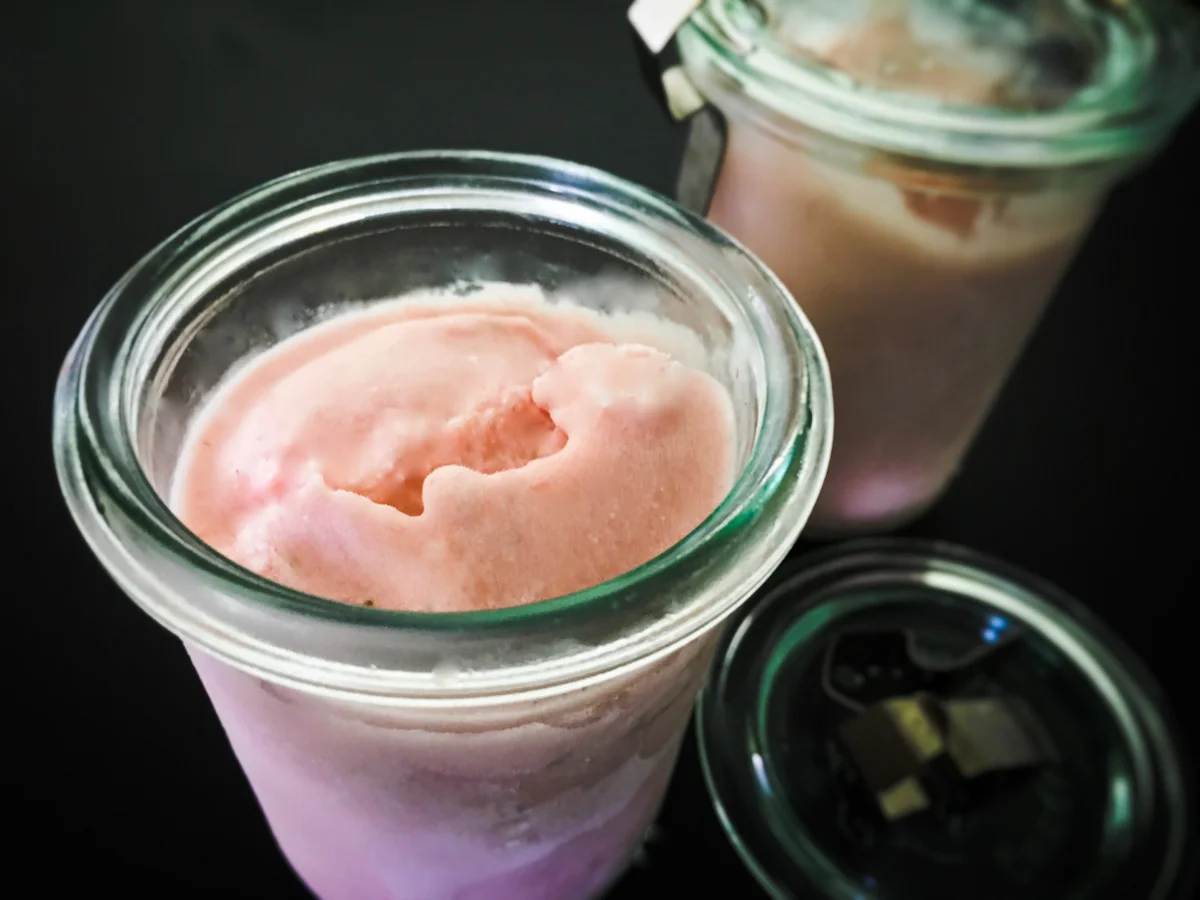 Rezept: Erdbeerglace (Erdbeereis) Erdbeerglace (Erdbeereis) - Rezept