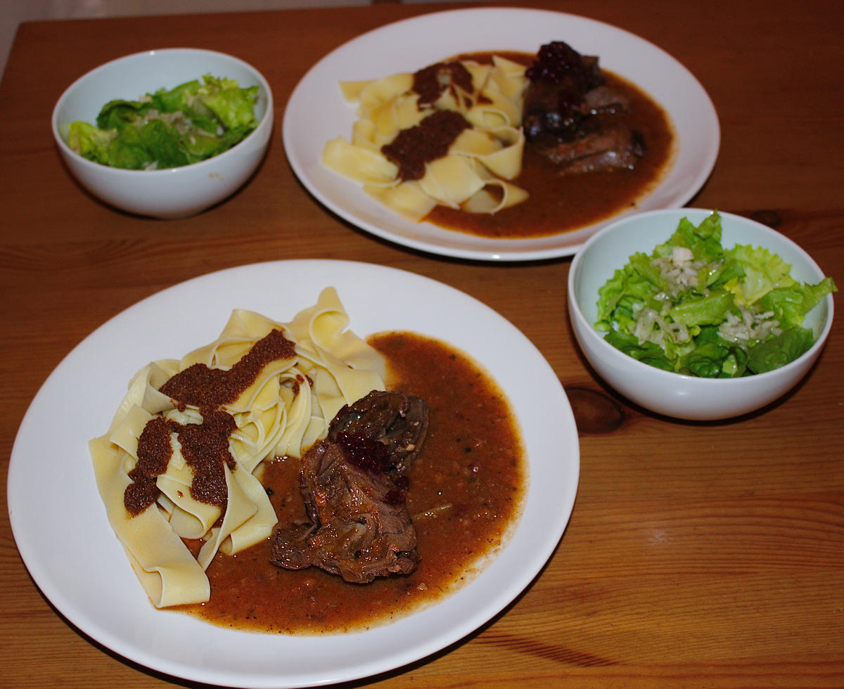 Sauerbraten von der Rehkeule, aus dem Backofen - Rezept - Bild Nr. 1069