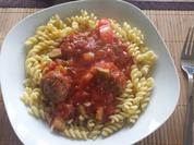 Pasta mit Fleischbällchen - Rezept - Bild Nr. 1064