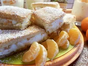 Rezept: Mazu 12, Quark-Mandarine-Sahne-Schnitten, Biskuitboden Bild Nr. 1063 Mazu 12, Quark-Mandarine-Sahne-Schnitten, Biskuitboden - Rezept - Bild Nr. 1063