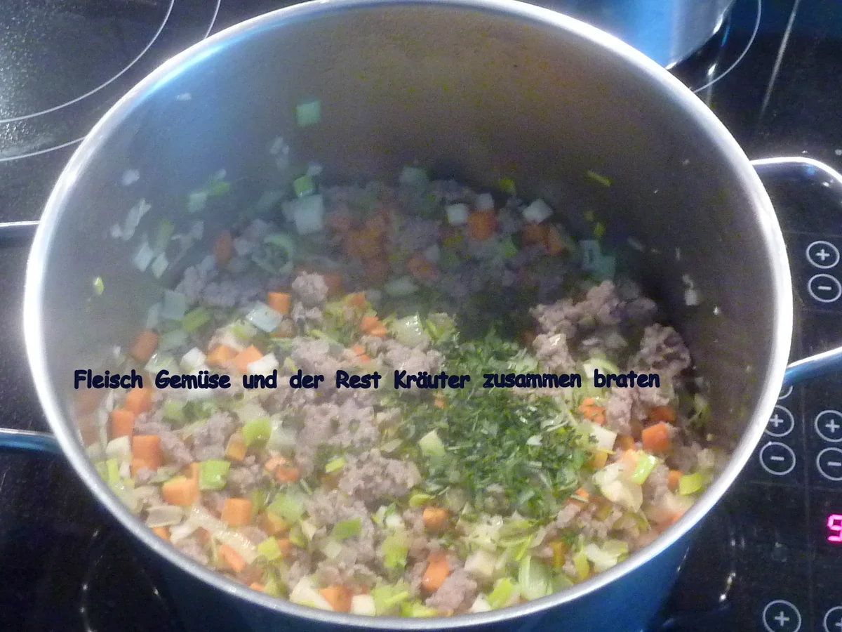 " Pasta e fasoi con salsicce " oder Pasta mit Böhnchen und Bratwürste - Rezept - Bild Nr. 1072