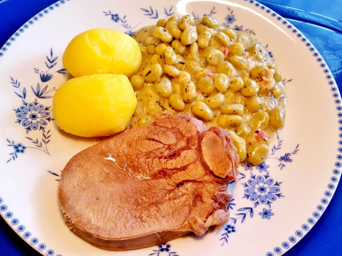 Rinderzunge mit Dicken Bohnen - Rezept - Bild Nr. 1077