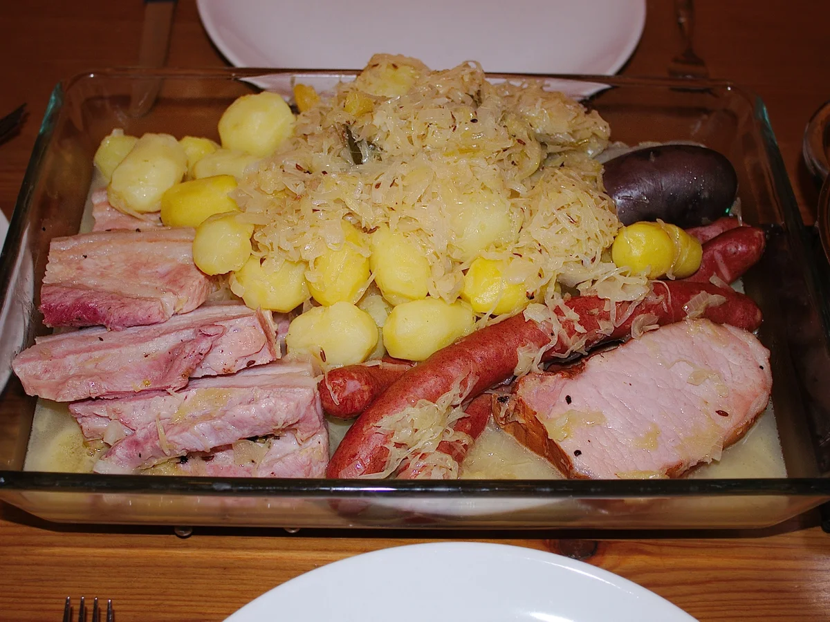 Rezept: Schlachtplatte aus dem Dampfdrucktopf Bild Nr. 1071 Schlachtplatte aus dem Dampfdrucktopf - Rezept - Bild Nr. 1071