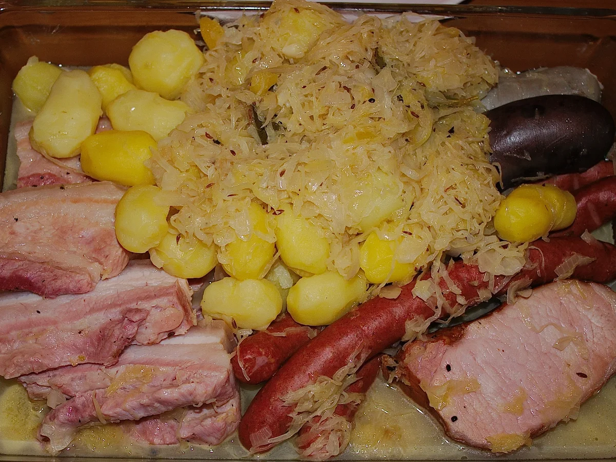 Rezept: Schlachtplatte aus dem Dampfdrucktopf Bild Nr. 1072 Schlachtplatte aus dem Dampfdrucktopf - Rezept - Bild Nr. 1072