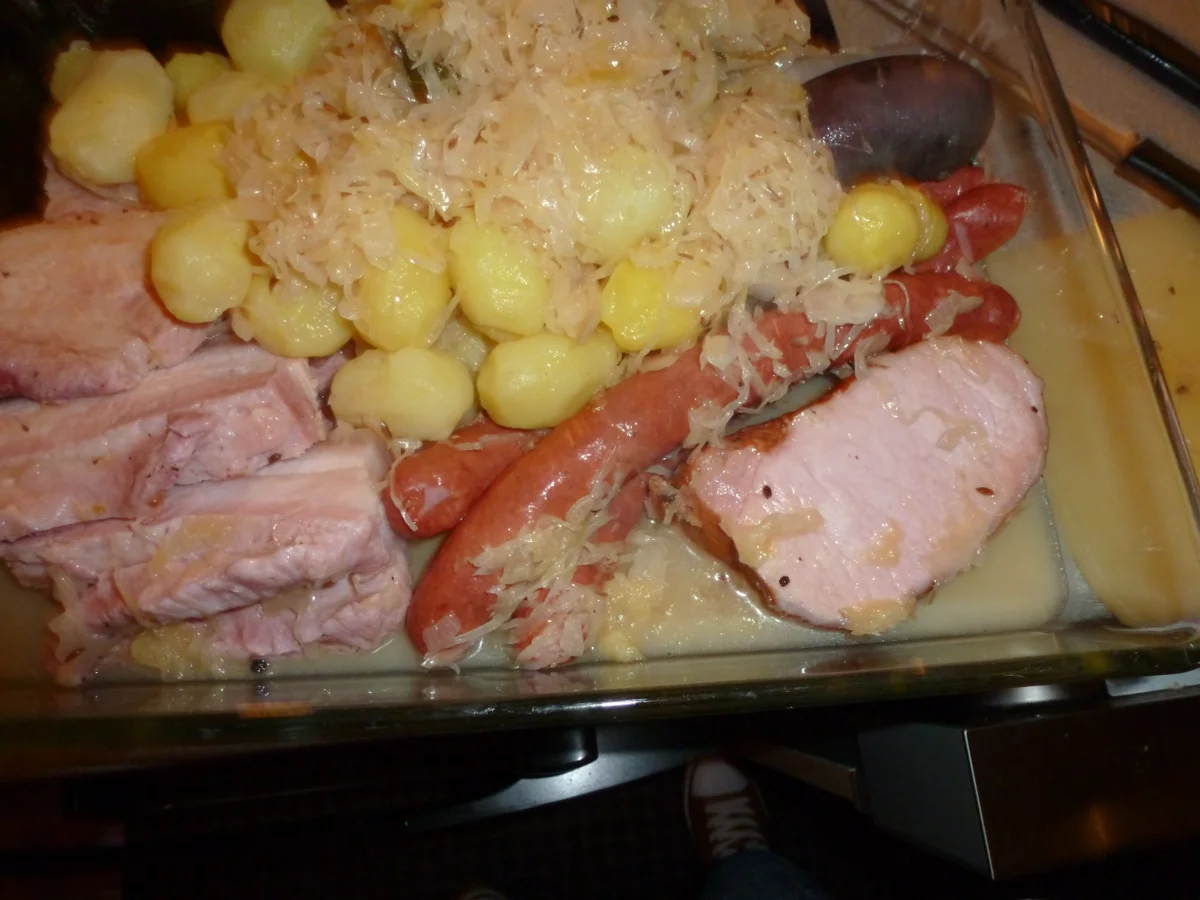 Rezept: Schlachtplatte aus dem Dampfdrucktopf Bild Nr. 1073 Schlachtplatte aus dem Dampfdrucktopf - Rezept - Bild Nr. 1073