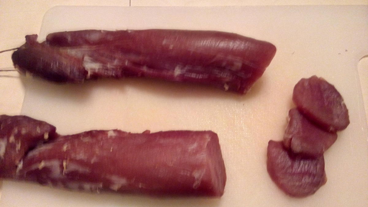 Schweinefilet kalt geräuchert / Räucherling als Paprika und Knoblauch version - Rezept - Bild Nr. 1102