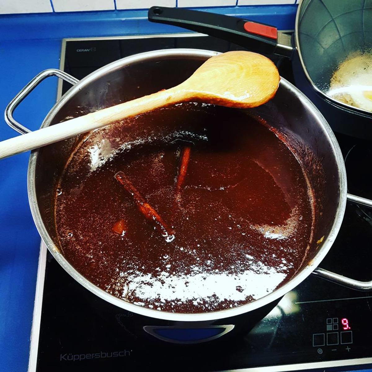 Bilder für Kürbis-Pflaumen-Marmelade - Rezept