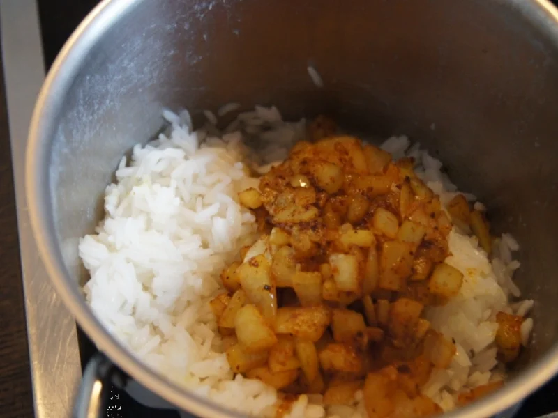 Hähnchenbrustfilet-Zwiebel-Schaschlik mit Currysauce süß-sauer und Zwiebel-Curry-Reis - Rezept - Bild Nr. 1161