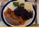 Kalbsrouladen mit Ananas-Apfel-Rotkohl und Tschechischen Hefeteig Klößen - Rezept - Bild Nr. 1106