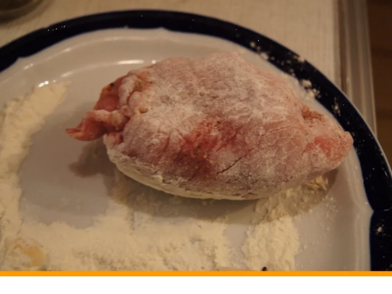 Kalbsrouladen mit Ananas-Apfel-Rotkohl und Tschechischen Hefeteig Klößen - Rezept - Bild Nr. 1110