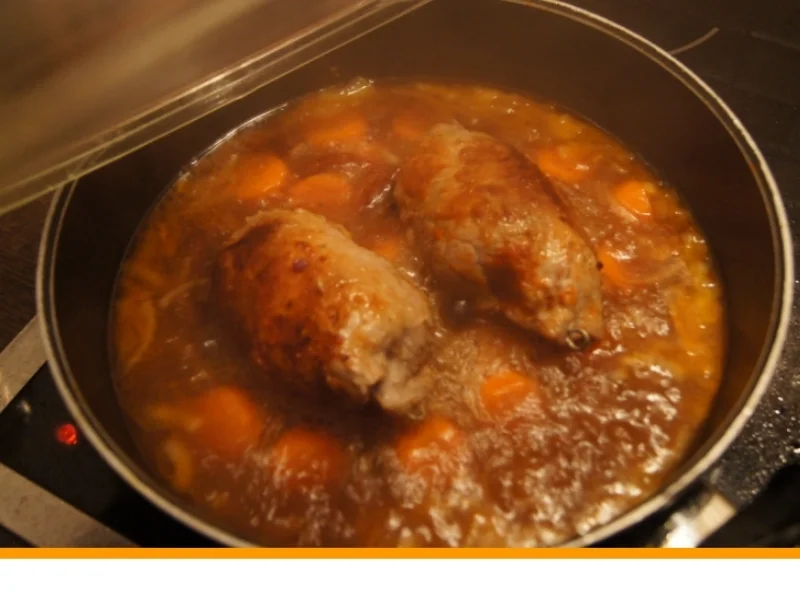 Kalbsrouladen mit Ananas-Apfel-Rotkohl und Tschechischen Hefeteig Klößen - Rezept - Bild Nr. 1114