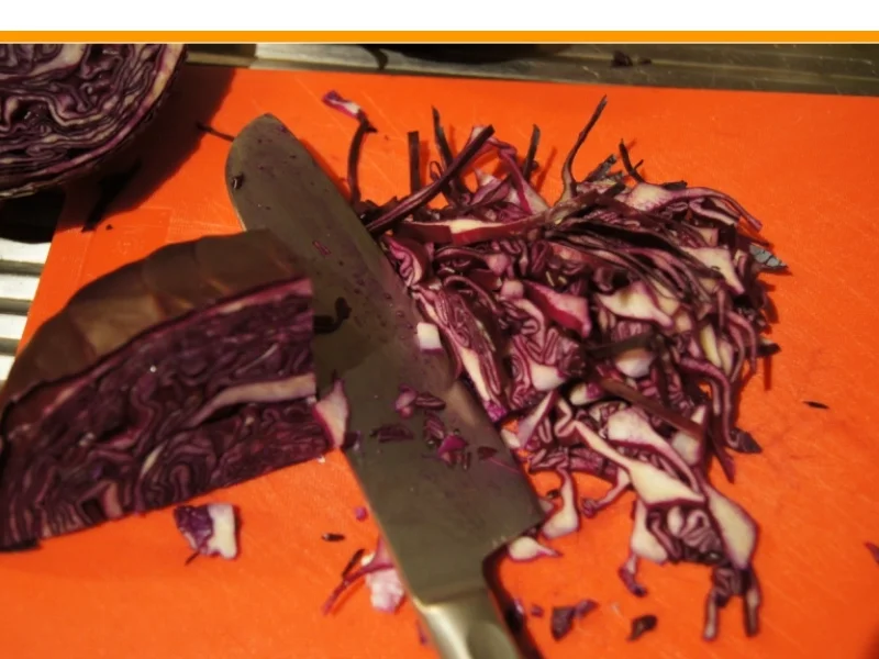 Kalbsrouladen mit Ananas-Apfel-Rotkohl und Tschechischen Hefeteig Klößen - Rezept - Bild Nr. 1117