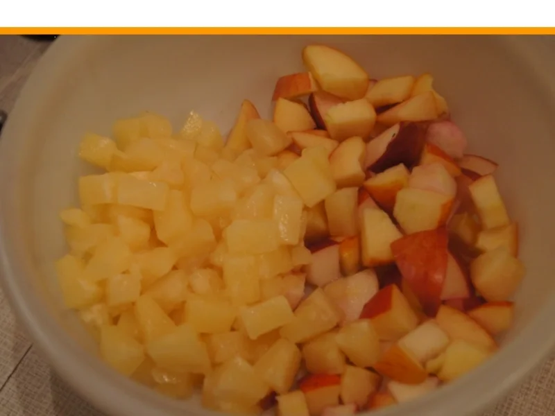 Kalbsrouladen mit Ananas-Apfel-Rotkohl und Tschechischen Hefeteig Klößen - Rezept - Bild Nr. 1119