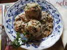 Rezept: Spinat-Semmelknödel mit Waldpilz-Rahmragout Bild Nr. 1106 Spinat-Semmelknödel mit Waldpilz-Rahmragout - Rezept - Bild Nr. 1106