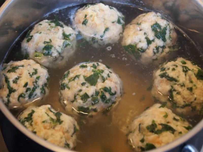 Rezept: Spinat-Semmelknödel mit Waldpilz-Rahmragout Bild Nr. 1115 Spinat-Semmelknödel mit Waldpilz-Rahmragout - Rezept - Bild Nr. 1115