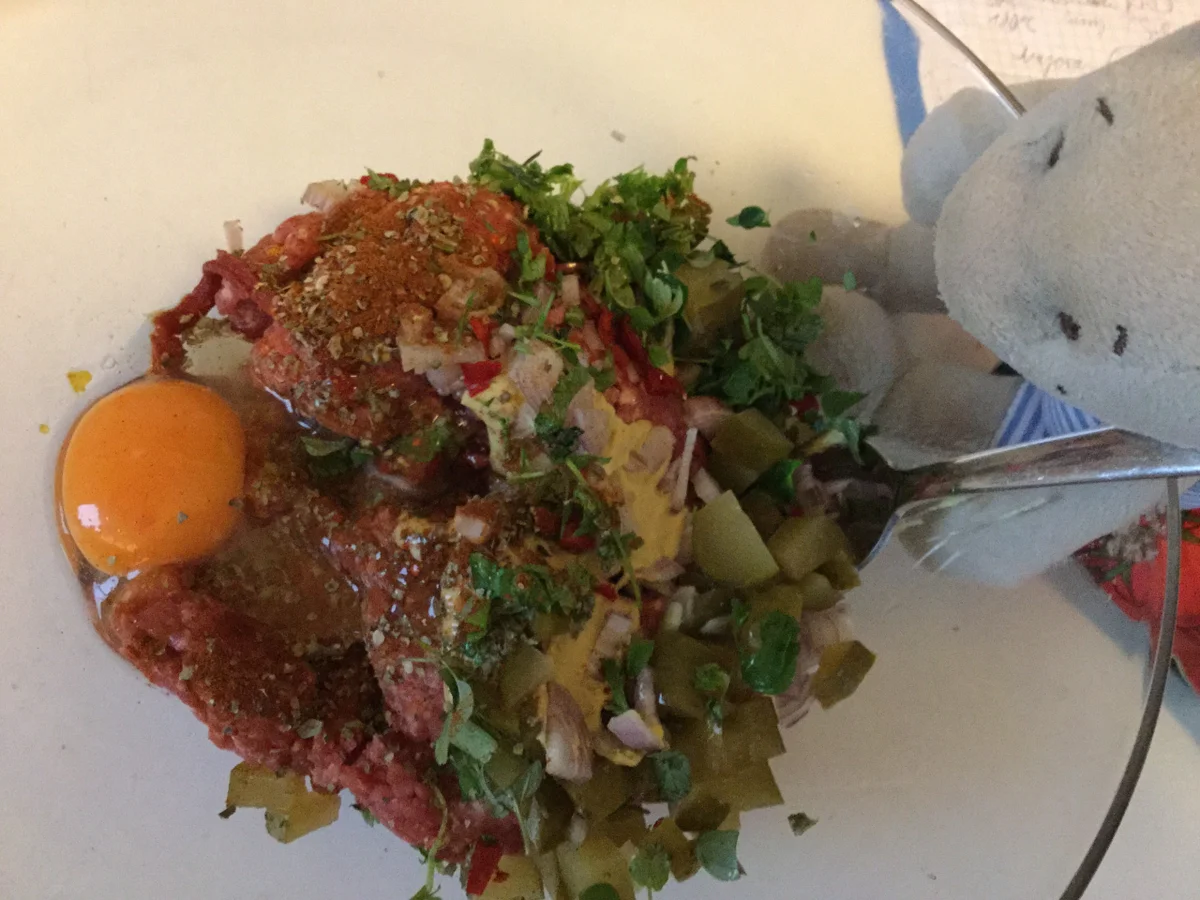 würziger Hackbraten an Kohlrabi - Rezept - Bild Nr. 1117