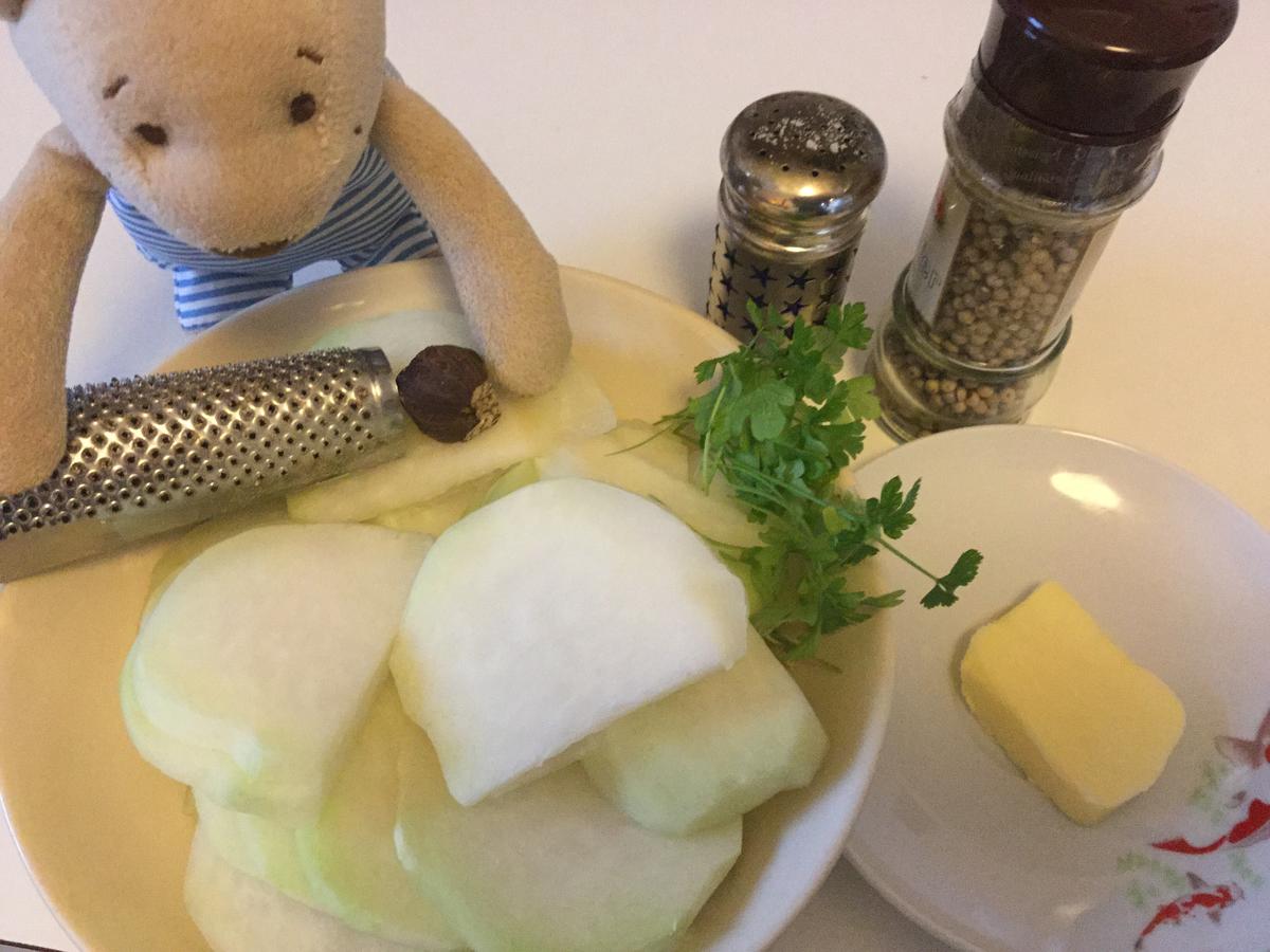 würziger Hackbraten an Kohlrabi - Rezept - kochbar.de