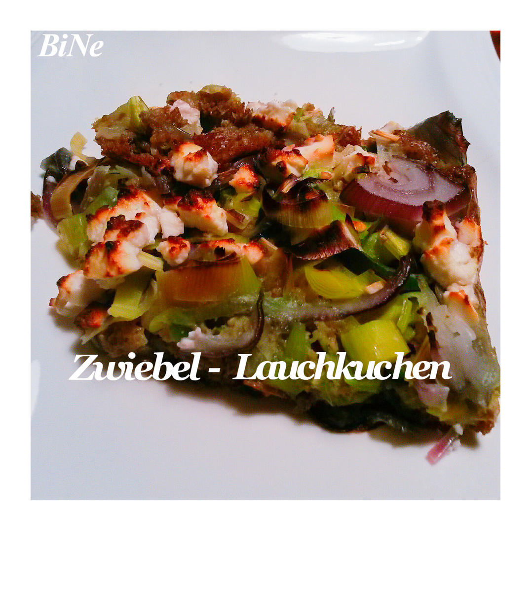 BiNe` S ZWIEBEL - LAUCHKUCHEN - Rezept - Bild Nr. 1140