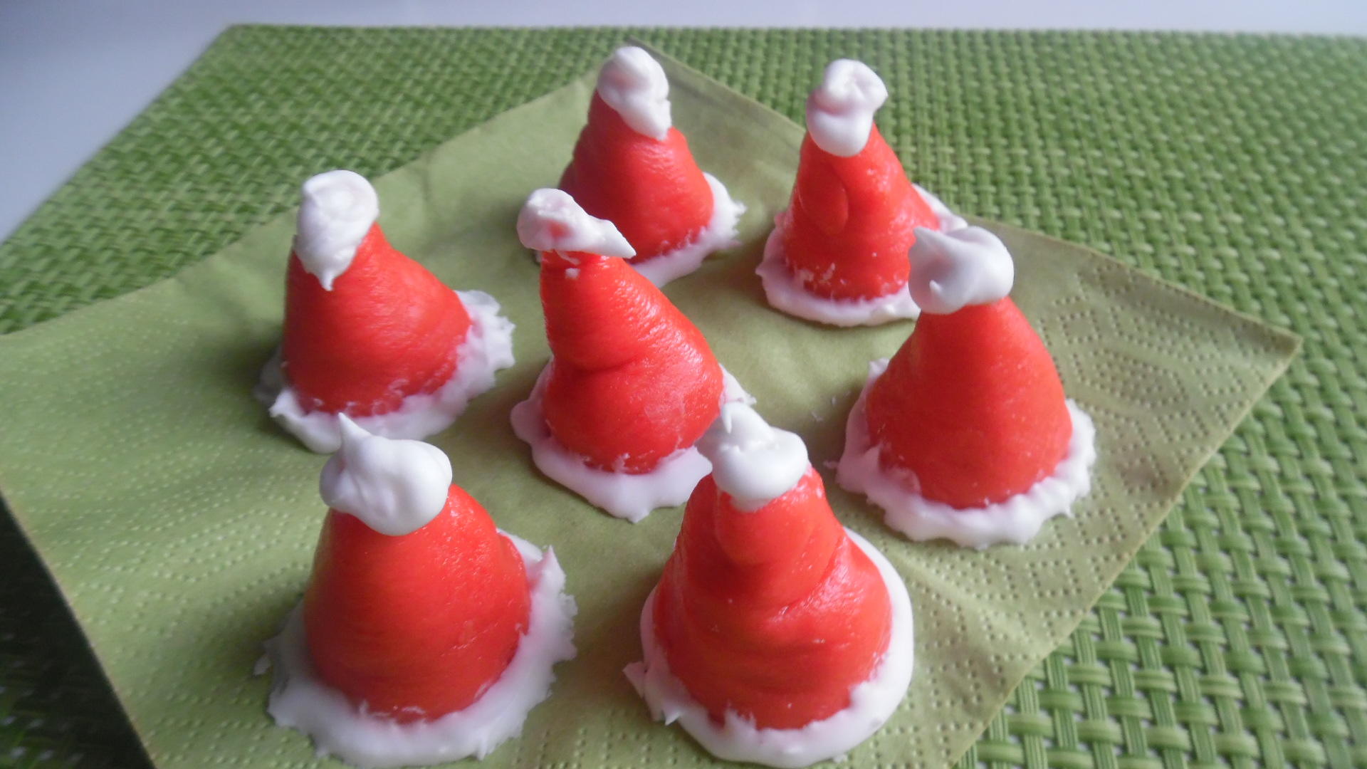 Santa Claus-Mützen Rezept Gesendet von barbara62