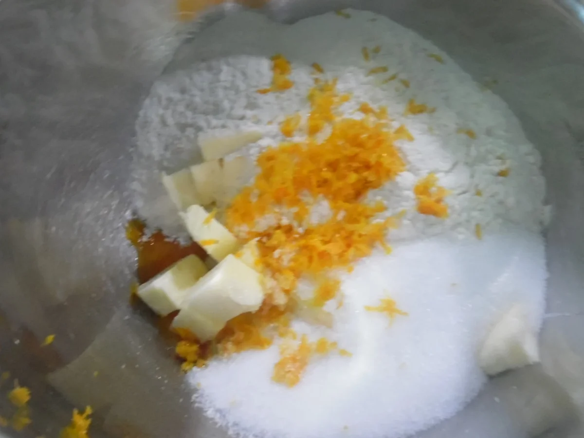 Marzipan-Orangen-Plätzchen - Rezept - Bild Nr. 1174