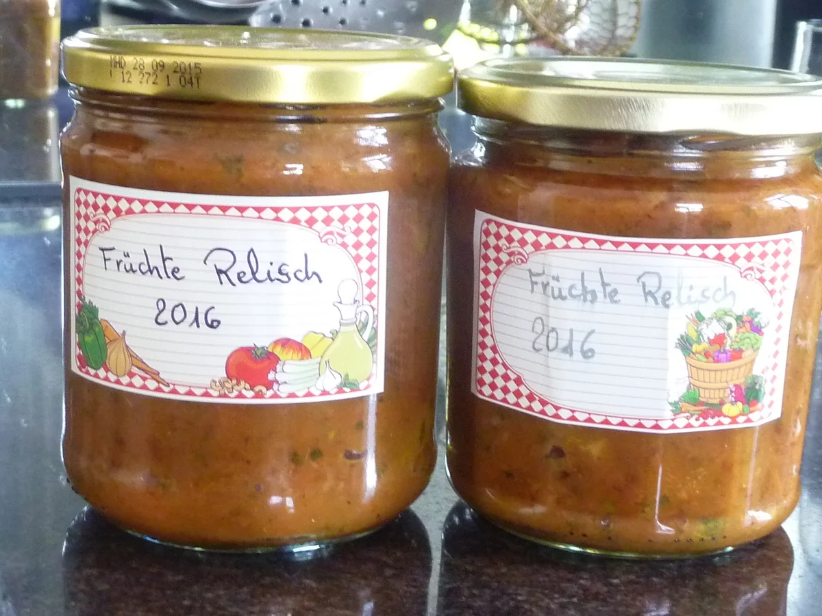 Rezept: Früchte Relisch Bild Nr. 1177 Früchte Relisch - Rezept - Bild Nr. 1177