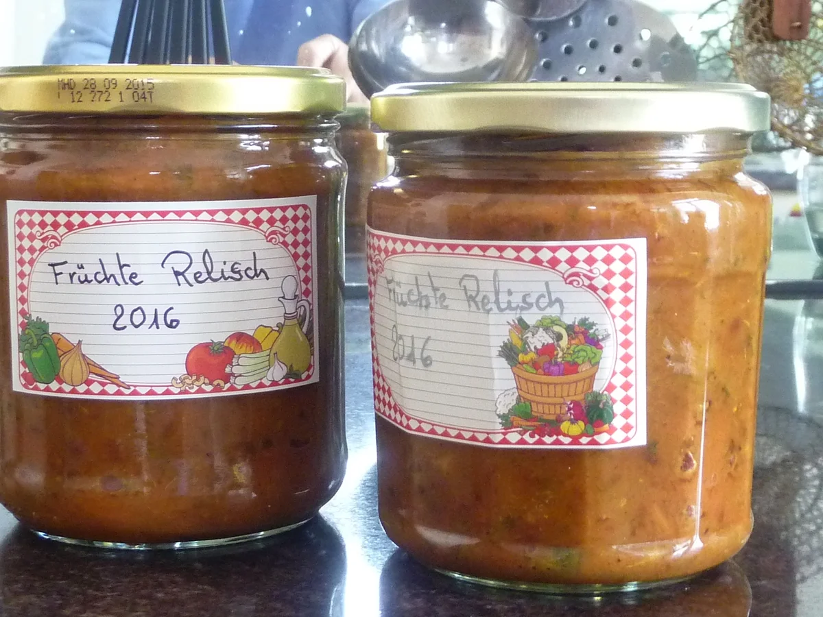 Rezept: Früchte Relisch Bild Nr. 1189 Früchte Relisch - Rezept - Bild Nr. 1189