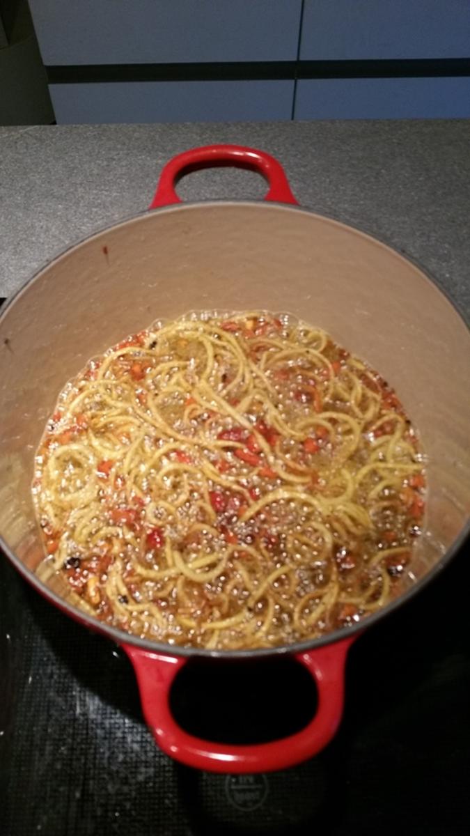 Scharfe Apfelspaghetti als Pausensnack - Rezept - Bild Nr. 4