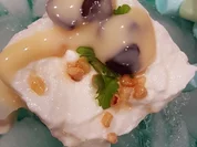 Geeiste Quarkwürfel- mit Eierlikör ein weihnachtliches Dessert - Rezept - Bild Nr. 1196