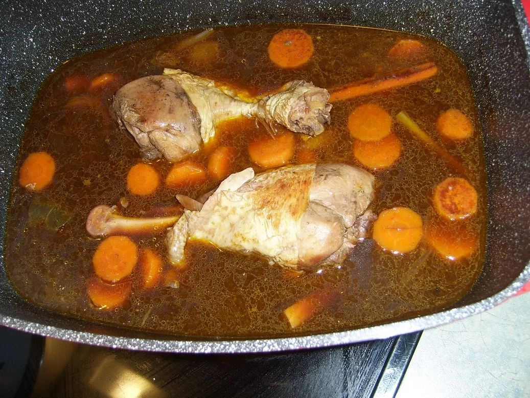 Putenkeule in Rotweinsoße mit Rosenkohl - Rezept - Bild Nr. 1215