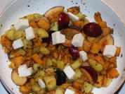 Bratkartoffeln mit Pflaumen und Ziegenkäse - Rezept - Bild Nr. 1201