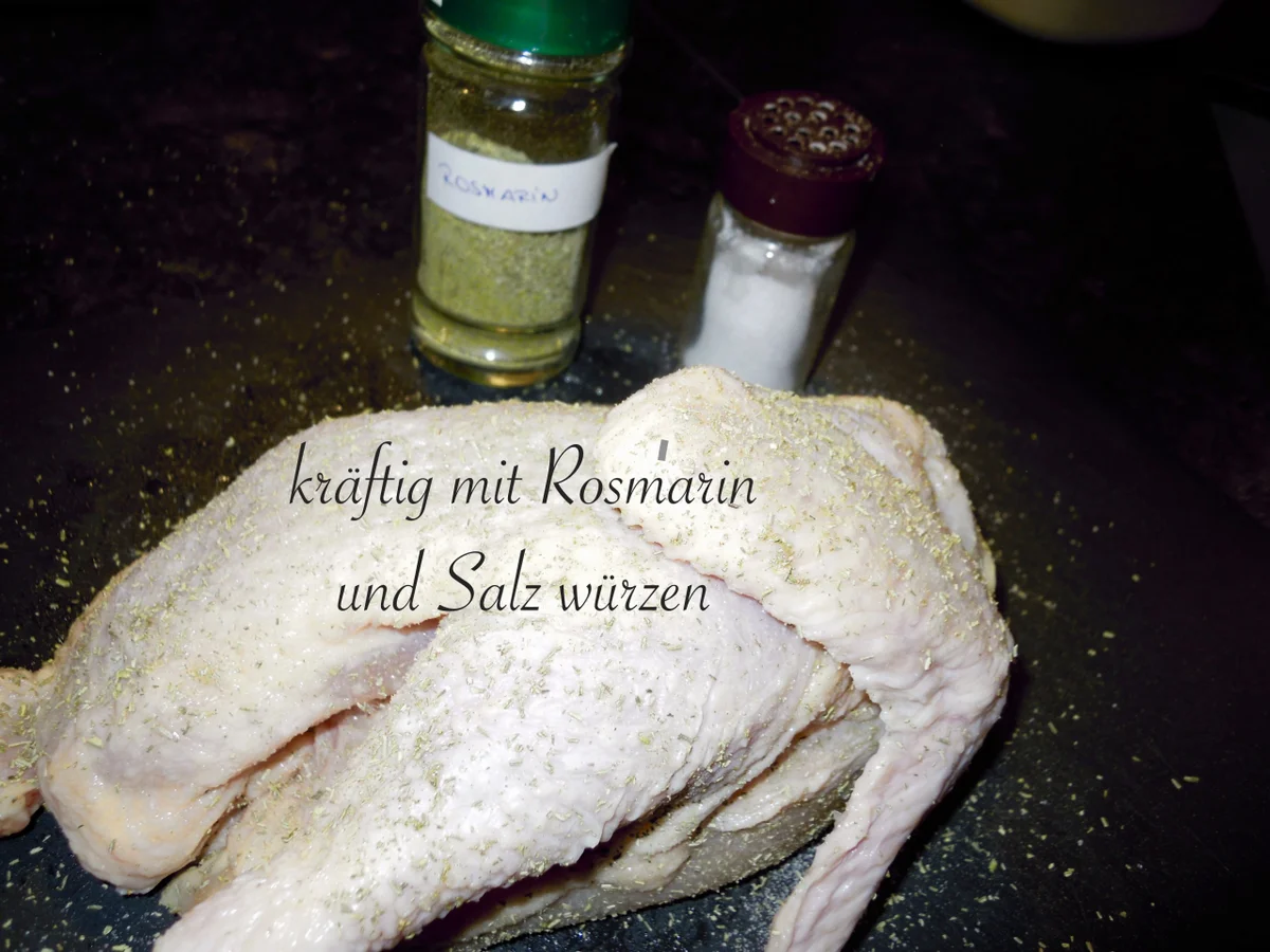 Rosmarin Hühnchen aus dem Römertopf - Rezept - Bild Nr. 1197