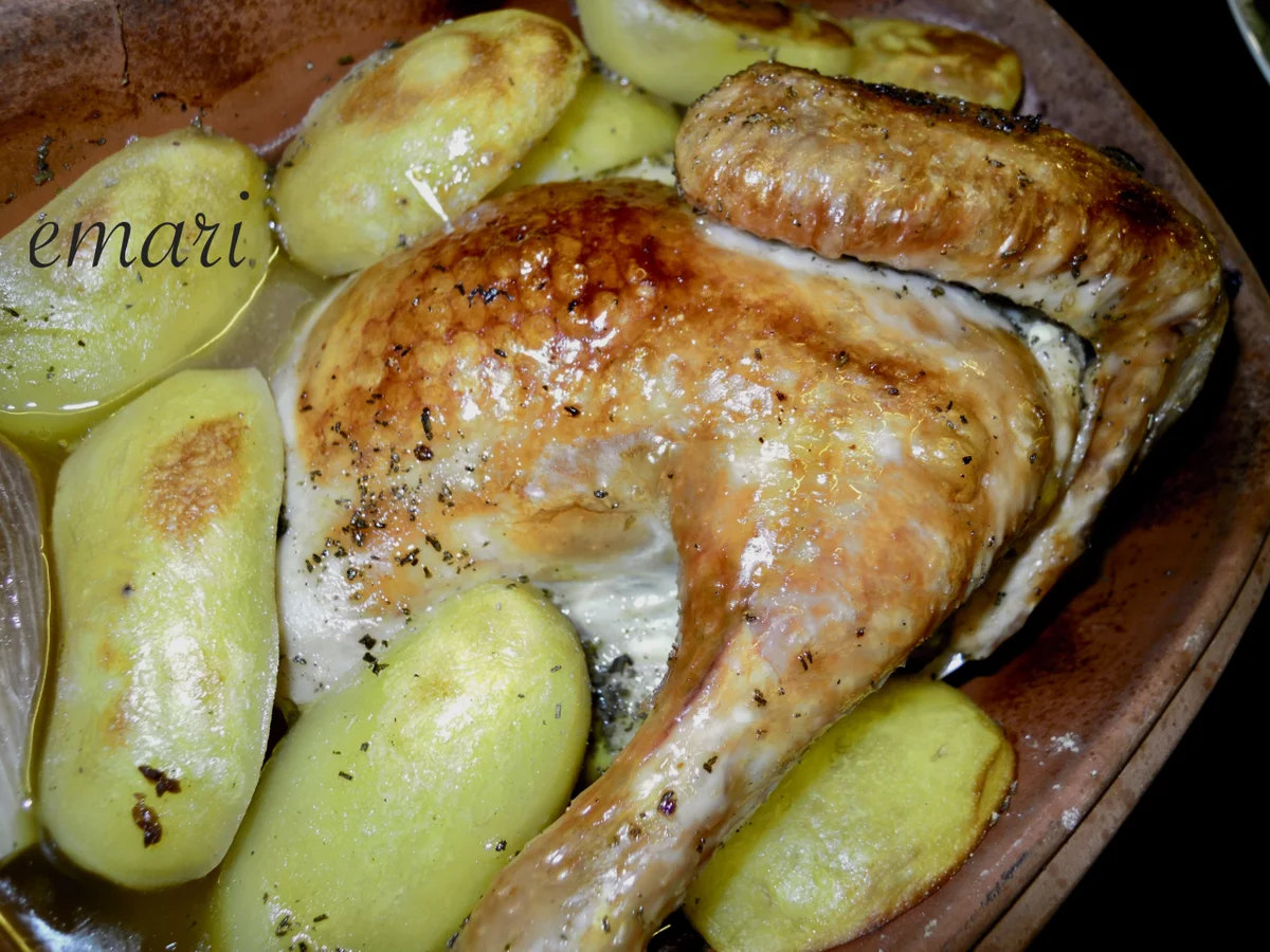 Rosmarin Hühnchen aus dem Römertopf - Rezept - Bild Nr. 1198